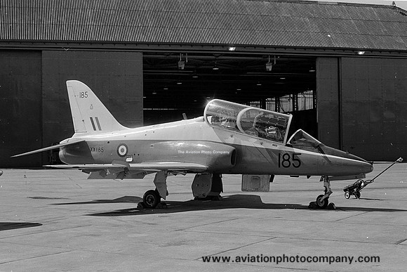 RAF 4 FTS Hawker Siddeley Hawk T.1 XX185 at RAF Lossiemouth (1979)