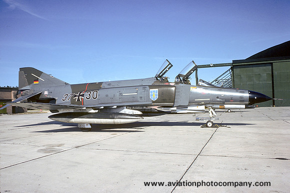 West German Air Force JBG35 McDonnell F-4F Phantom 37+30 at Lossiemouth (1977)