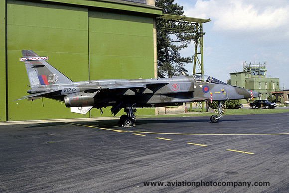 RAF 6 Squadron Sepecat Jaguar GR.1 XZ372/ED at RAF Wyton (1992)