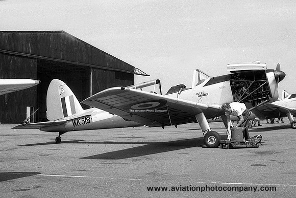 RAF Hull UAS DHC-1 Chipmunk T.10 WK518/C (1967)