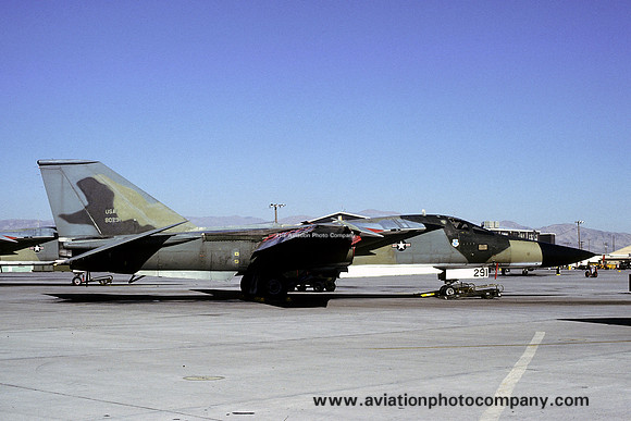 USAF 380 BW General Dynamics FB-111A 68-0291 at Nellis AFB (1980)