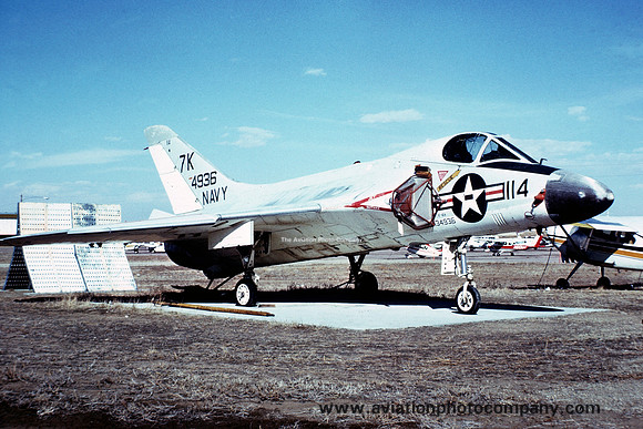 US Navy Douglas F-6A 134936/7K-114 (1972)