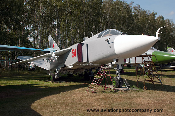 Soviet Air Force Sukhoi Su-24 54 red preserved at Monino (2012)