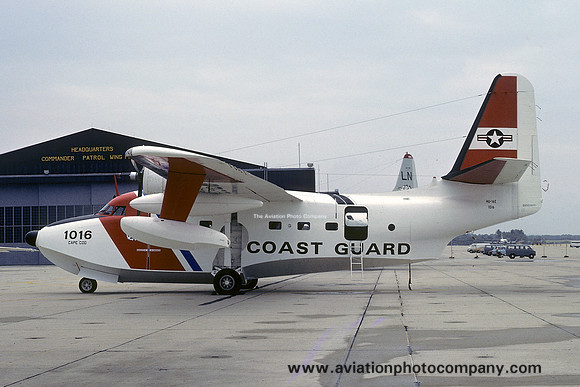 US Coast Guard Cape Cod Grumman HU-16E Albatross CG1016 (1977)