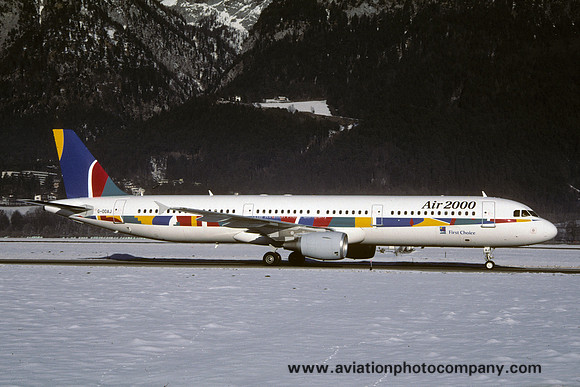 Air 2000 Airbus A321-200 G-OOAJ (2000)