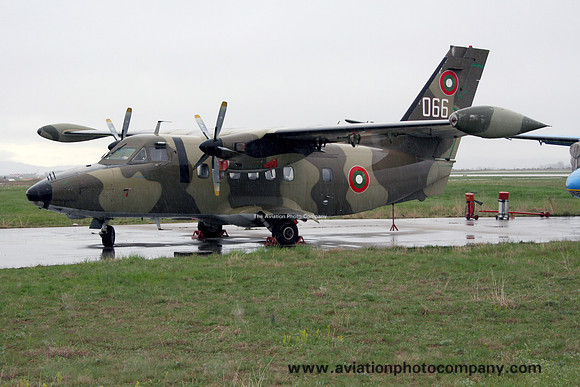 Bulgarian Air Force LET L-410UVP 066 at Sofia (2013)