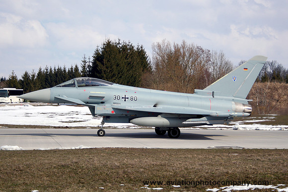German Air Force JG73 Eurofighter EF-2000 30+80 at Laage (2013)