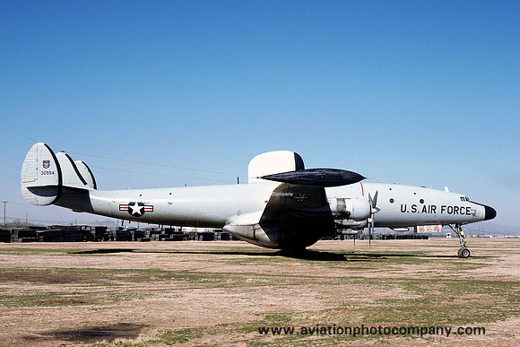 USAF 552 AEWCW Lockheed EC-121T Warning Star 53-0554 stored at MASDC Davis Monthan (1976)