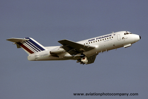 Air France Fokker F-28-1000 F-GBBX (1979)