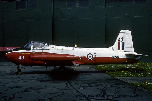 RAF 1 FTS Hunting Jet Provost T.3A XN629/49 (1992)