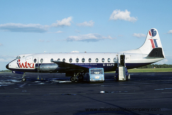Intra Airways Vickers Viscount V.814 G-BAPG (1979)