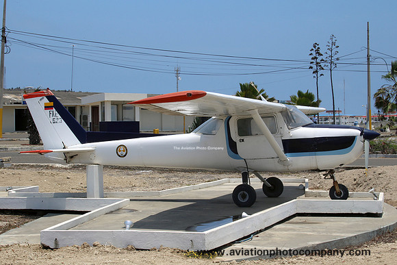 Ecuadorian Air Force Cessna 150L FAE523 preserved at Salinas (2014)