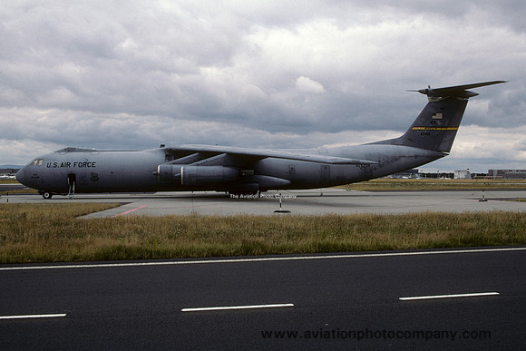 USAF AFRC 452 AMW Lockheed C-141B Starlifter 65-9414 at Rhein Main (2000)