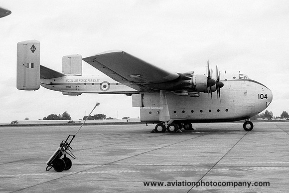 RAF 34 Squadron Blackburn Beverley C.1 XM104 (1966)