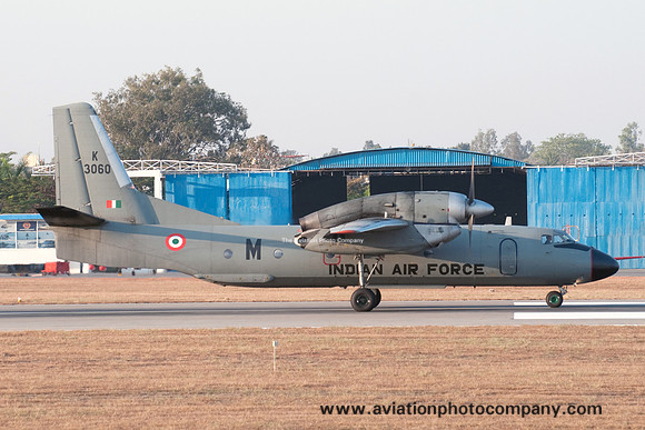 Indian Air Force Antonov An-32 K3060 at Aero India 2011