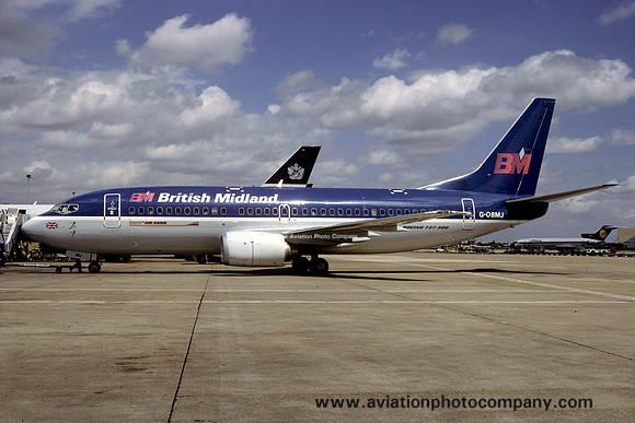British Midland/Air 2000 Boeing 737-300 G-OBMJ (1991)