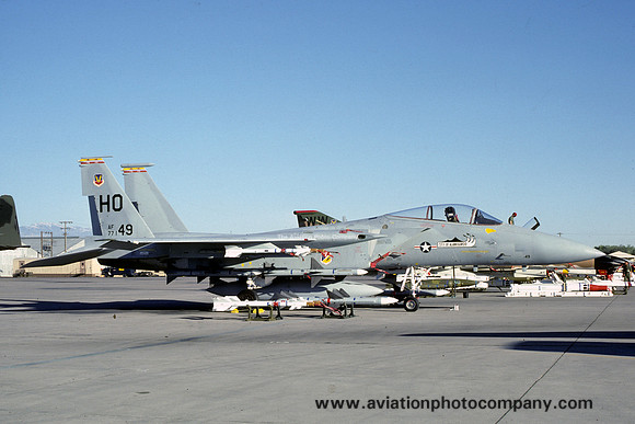 USAF 49 TFW 8 TFS McDonnell Douglas F-15A Eagle 77-0149/HO (1980)
