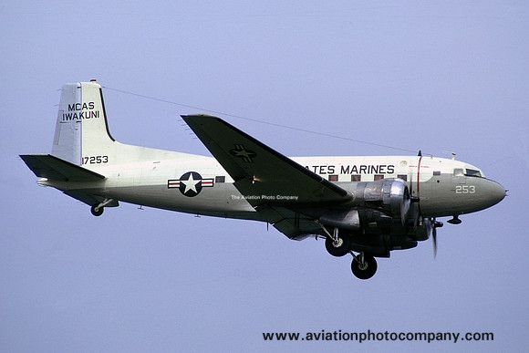USMC Iwakuni Douglas C-117D Skytrooper 17253 (1975)