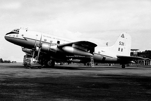 RAF 48 Squadron Handley Page Hastings C.1A TG531 (1966)