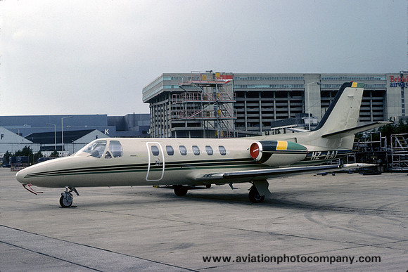 Cessna 550 HZ-AA1 at London Heathrow (1980)