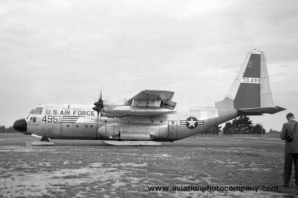 USAF Lockheed C-130A Hercules 57-0495 on skis