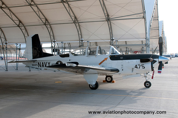 USN SFWPAC Beechcraft T-34C Mentor 160475/475 at NAF El Centro Airshow (2013)