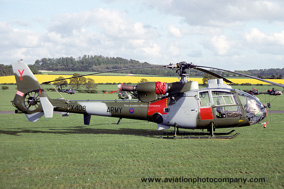 AAC 670 Squadron Westland Gazelle AH.1 XX408/Y (1992)