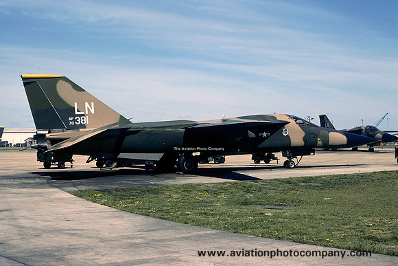 USAF 48 TFW 493 TFS GD F-111F 70-2381/LN (1979)