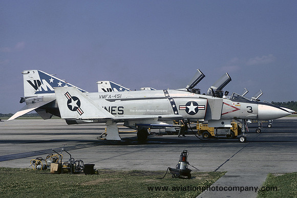USMC VMFA-451 McDonnell F-4J Phantom "VM-3" (1975)