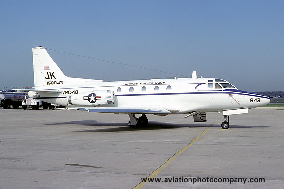 USN VRC-40 North American CT-39G Sabreliner 158843/JK (1979)