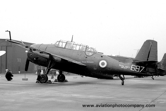 Royal Navy 751 Squadron Grumman Avenger AS.4 XB357/687 (1958)