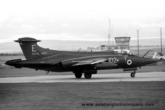 Royal Navy 800 Squadron Blackburn Buccaneer S.2 XT297/E102 (1970)
