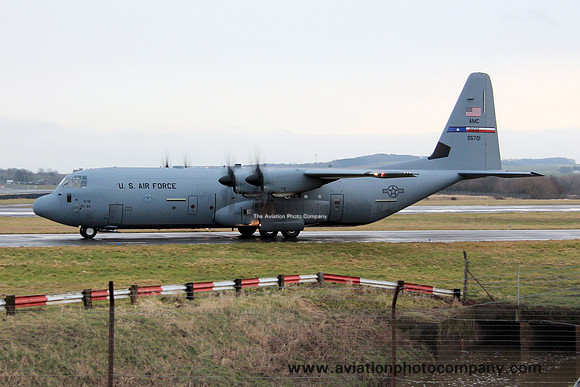 USAF 317 AG Lockheed C-130J-30 Hercules 10-5701 at Prestwick (2013)
