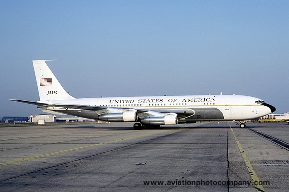 USAF 89 MAW Boeing VC-137A 58-6970 at Heathrow (1979)