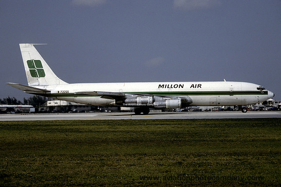 Million Air Boeing 707-321C N722GS at Miami IAP (1994)