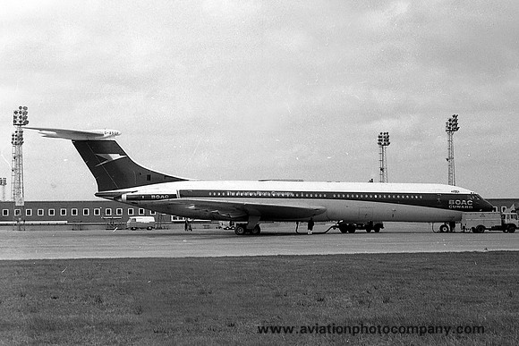 BOAC Cunard Vickers VC-10 G-ASGF at Prestwick