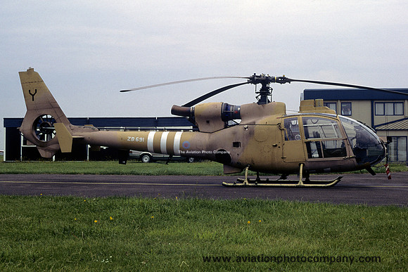 Army Air Corps Westland Gazelle AH.1 ZB691/Y (1991)