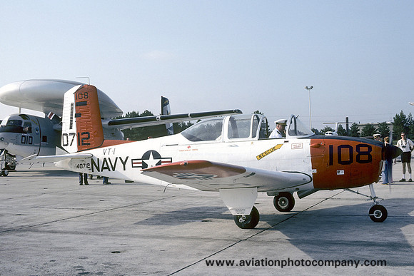 US Navy VT-1 Beech T-34B Mentor 140712/F-108 (1976)