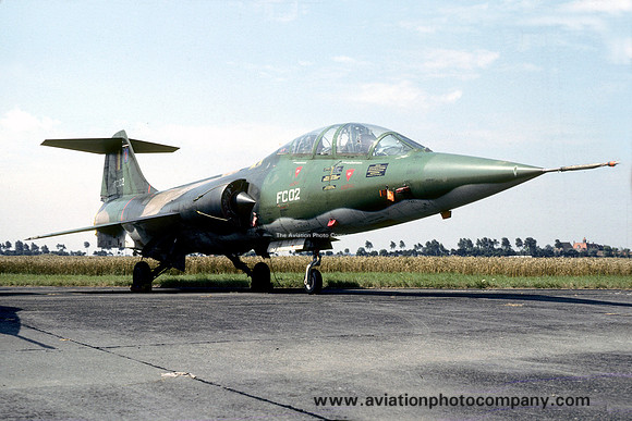 Belgian Air Force Lockheed TF-104G Starfighter FC-02 (1983)