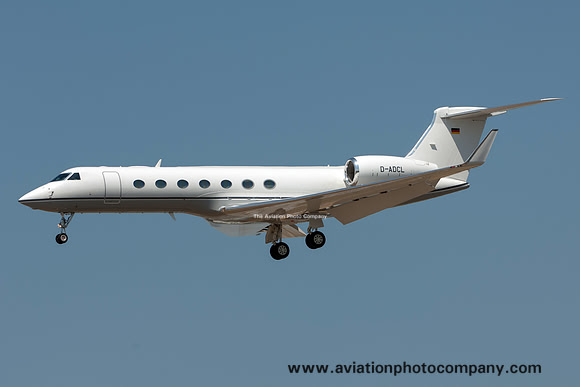 Gulfstream 550 D-ADCL at Frankfurt (2015)