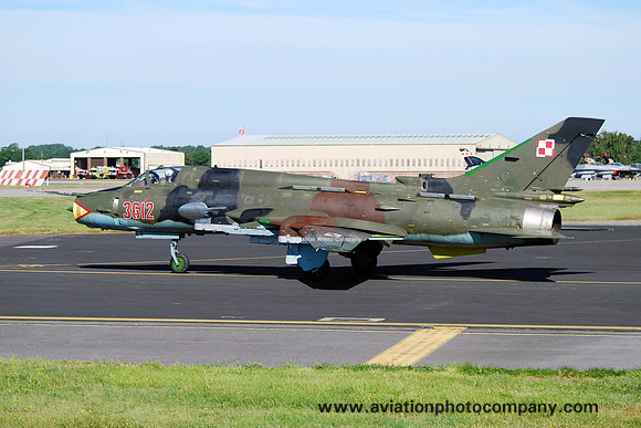 Polish Air Force 40 ELT Sukhoi SU-22M4 3612 at RIAT Fairford (2014)