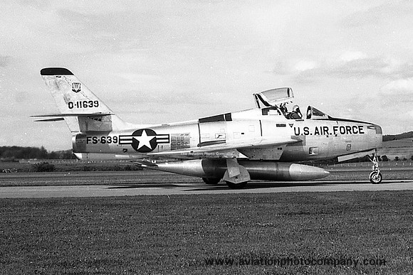 USAF TAC Republic F-84F 51-1639 (1962)