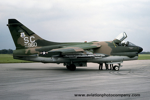 USAF South Carolina ANG 157 TFS LTV A-7D 70-0960/SC (1978)