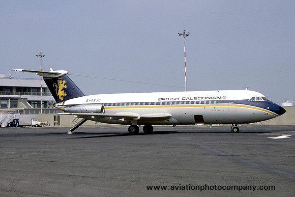 British Caledonian BAC-111 G-ASJE at Newcastle (1978)