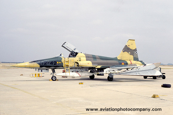 Spanish Air Force Ala 21 Northrop F-5A A.9-042/212-42 (1987)