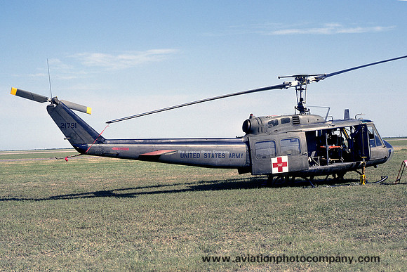 US Army 507 Med Co Bell UH-1H 73-21791 (1979)