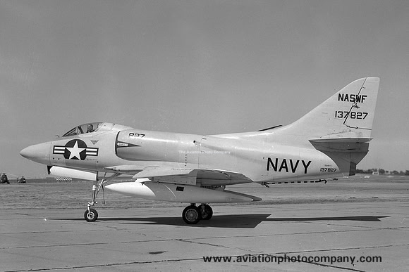 US Navy NASWF Douglas YA-4A Skyhawk 137827