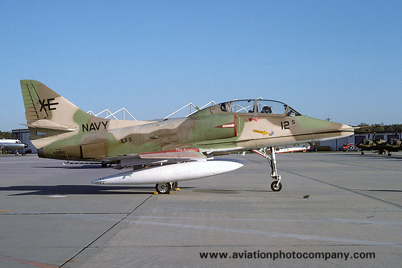 US Navy VX-5 Douglas TA-4J 152862/XE-12 (1975)