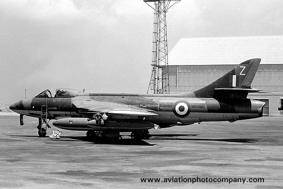 RAF 8 Squadron Hawker Hunter FR.10 XE599/Z at RAF Luqa (1970)
