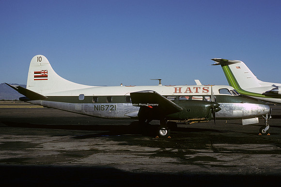 Hawaii ATS De Havilland Heron N16721 (1980)